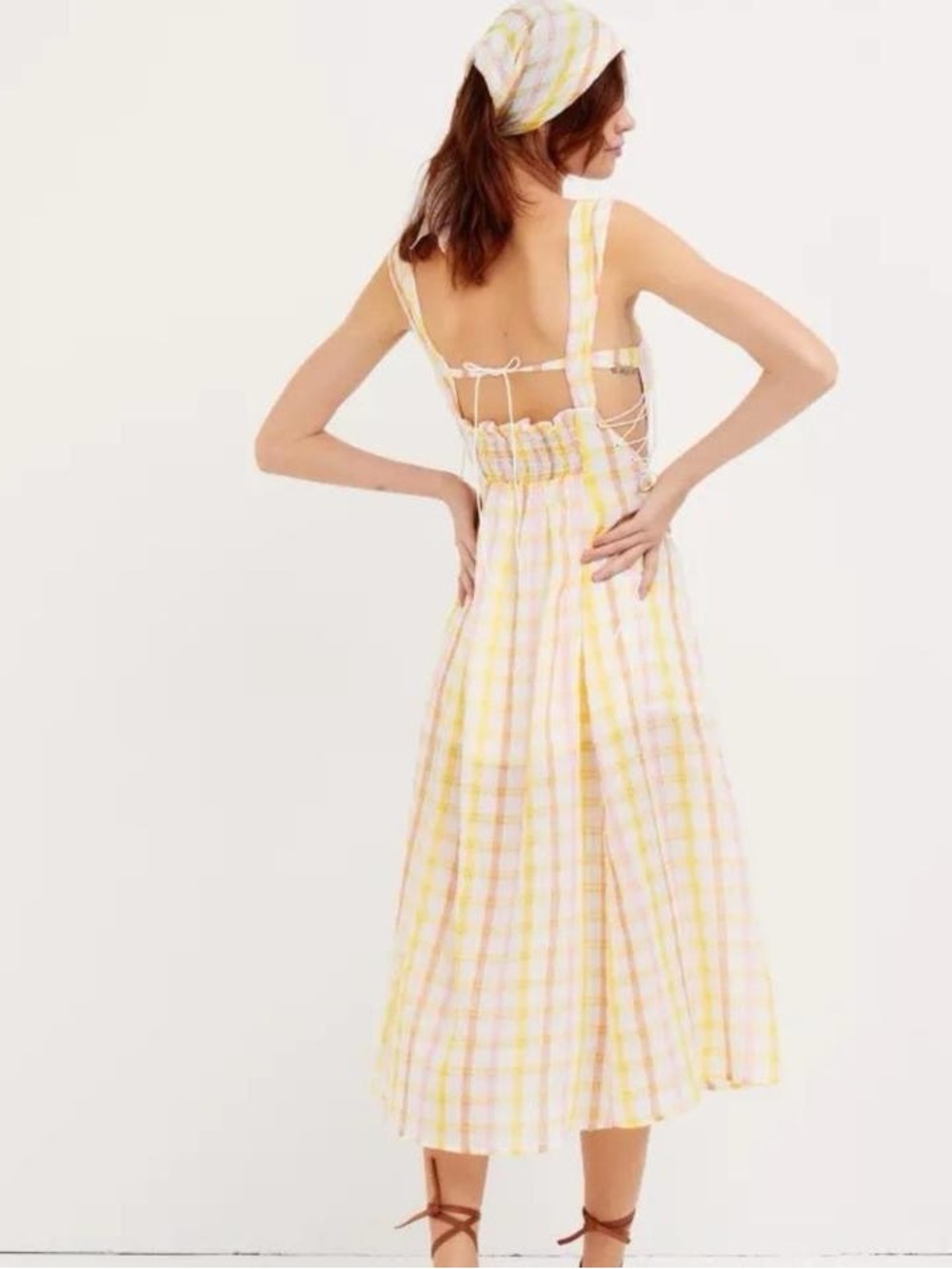 For Love And Lemons Rue Midi Dress Size XS NWT - Picture 2 of 9